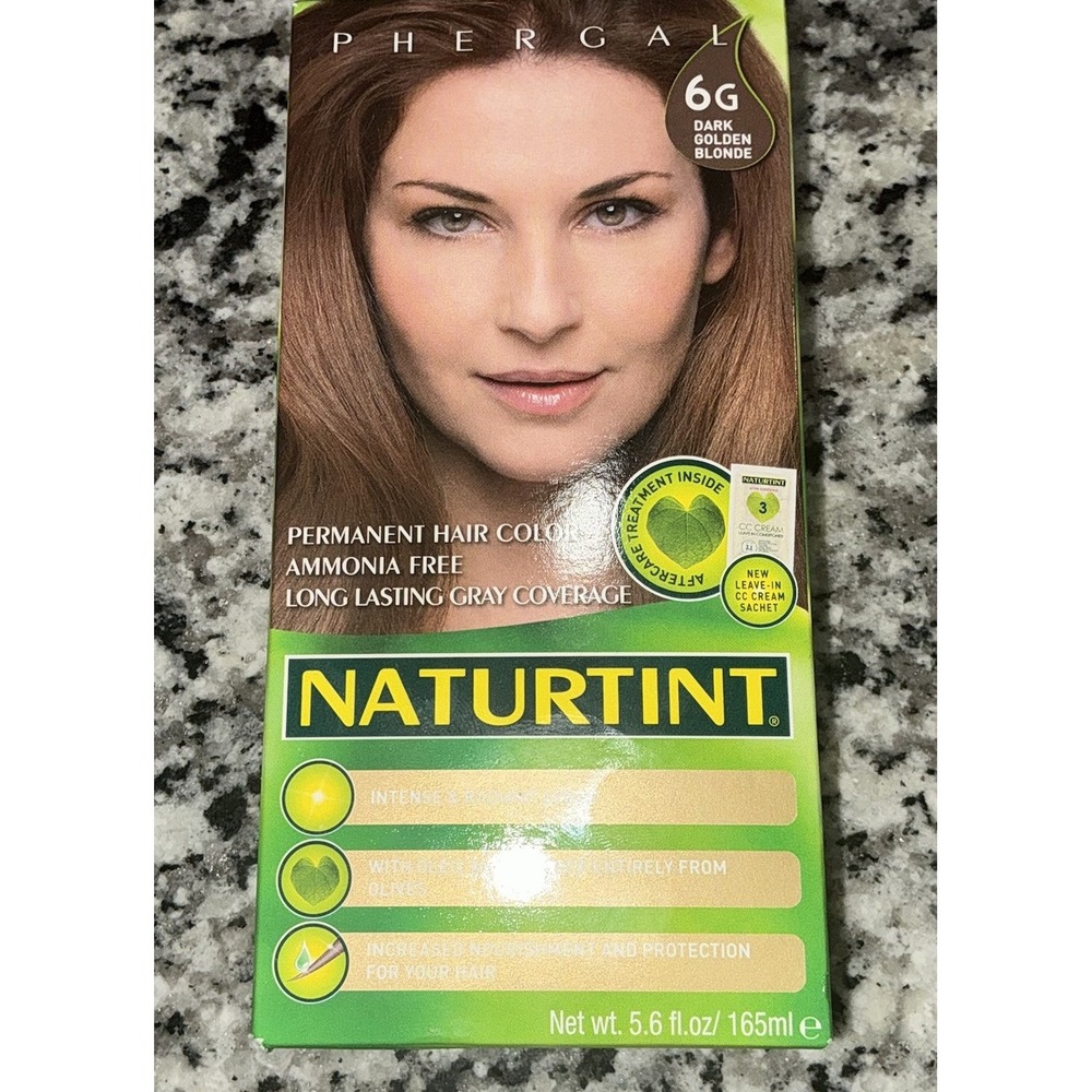 Permanent Hair Color Naturtint 6G Dark Golden Blonde Dye 1 Pack